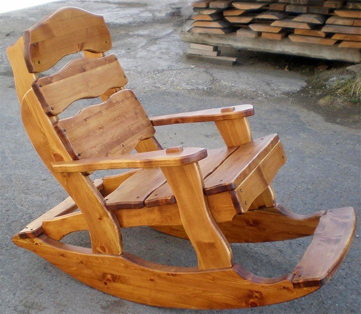 Кресло качалка своими руками из дерева
