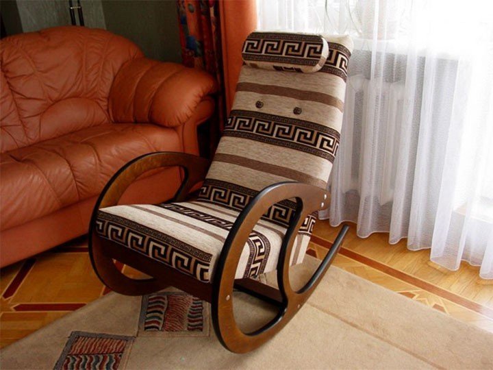 Кресло качалка в интерьере
