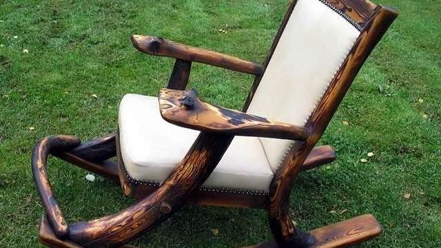 Кресло-качалка своими руками из дерева