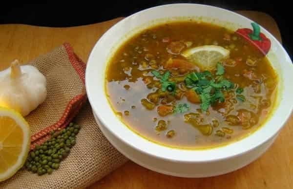 Суп из фасоли мунг