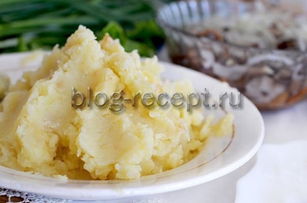 Картофельное пюре на воде