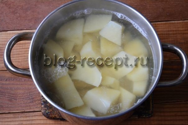 Рецепт картофельного пюре с молоком и маслом и яйцом