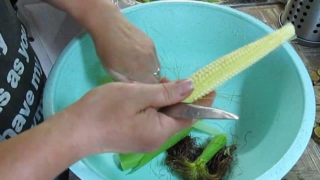 Квашеная кукуруза маленькая