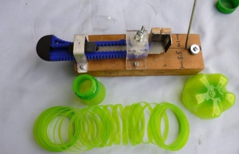 Станок для плетения веревки из пластиковых бутылок своими руками