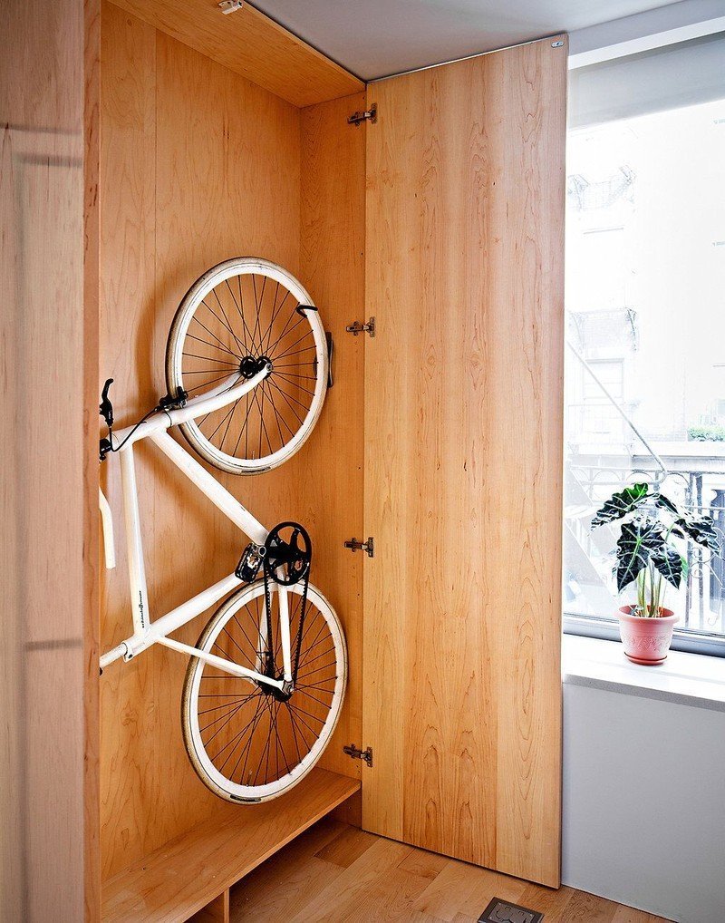 Хранение велосипеда в малогабаритной квартире