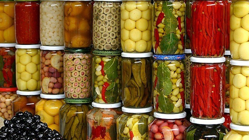 Хранения и консервирование овощей и фруктов
