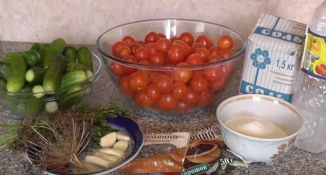 Маринад для огурцов и помидоров