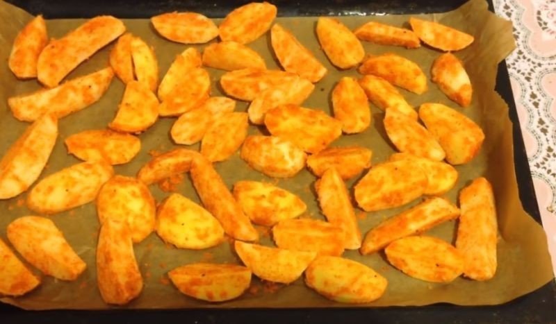 Картофель айдахо в духовке