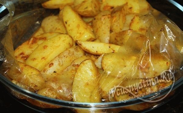 Картошка в пакете для запекания в духовке