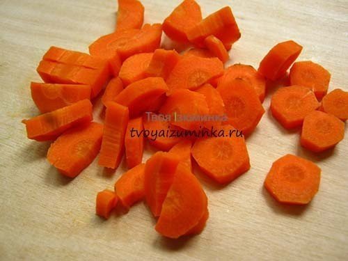 Варианты нарезки моркови на зиму заморозка