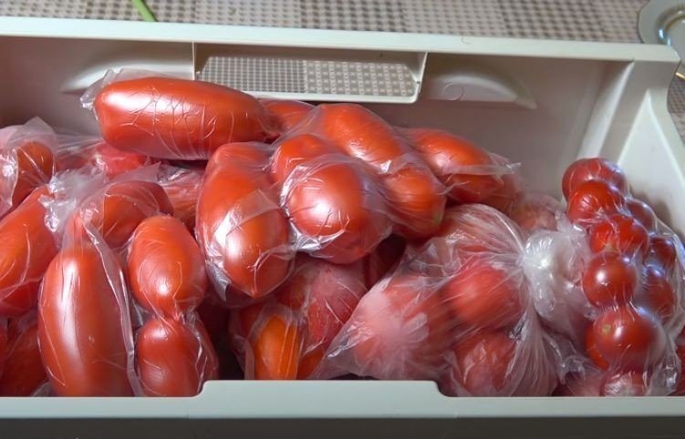 Заморозка помидор на зиму в морозилке в пакетах